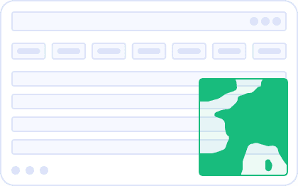 Mini-wireframe of a geographic view of energy assets.